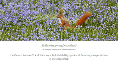 Desktop Screenshot of eekhoornopvang.nl